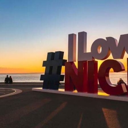 I Love Nice - Face Mer, Design, Terrasse, Asc, Wifi, Clim Exterior foto