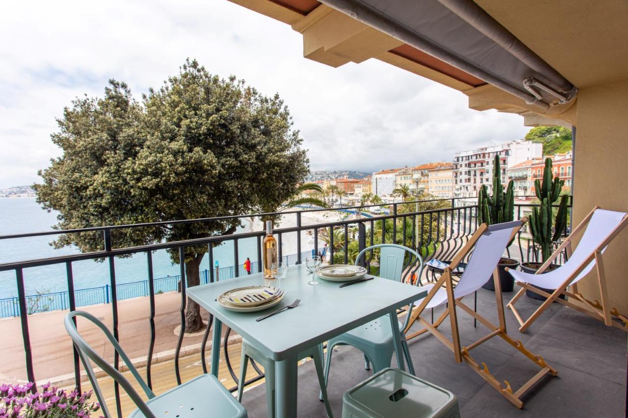 I Love Nice - Face Mer, Design, Terrasse, Asc, Wifi, Clim Exterior foto
