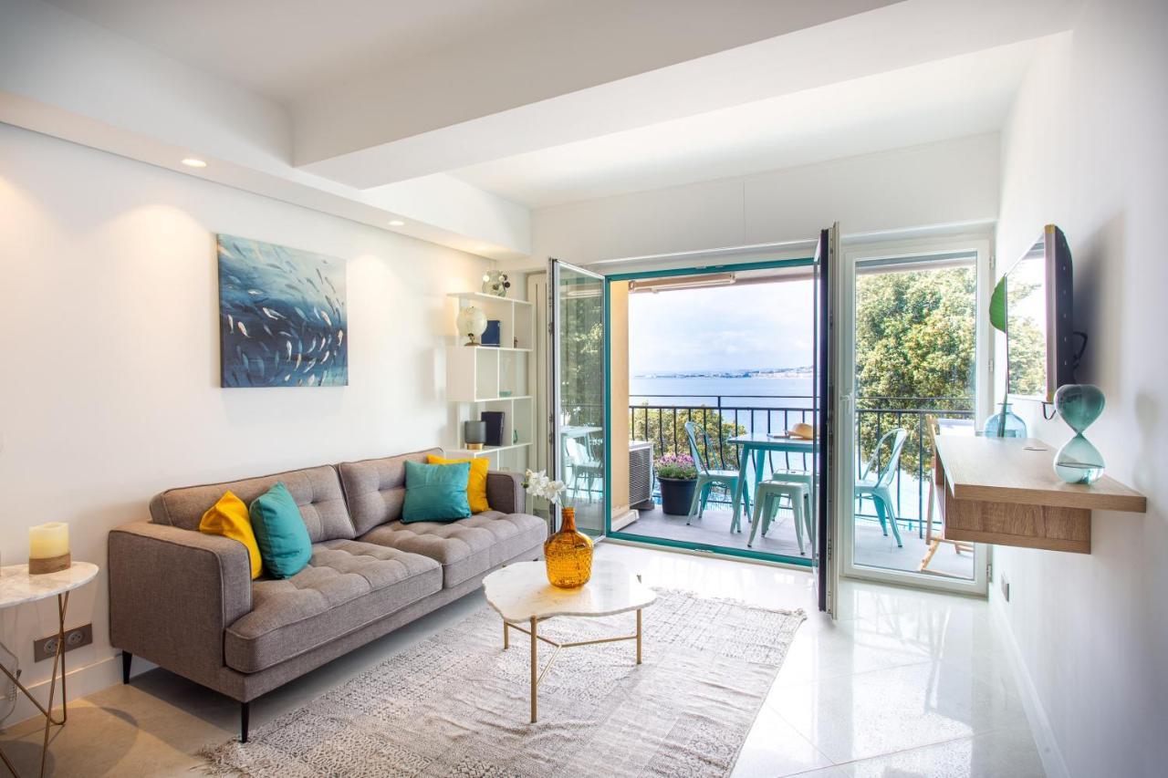 I Love Nice - Face Mer, Design, Terrasse, Asc, Wifi, Clim Exterior foto