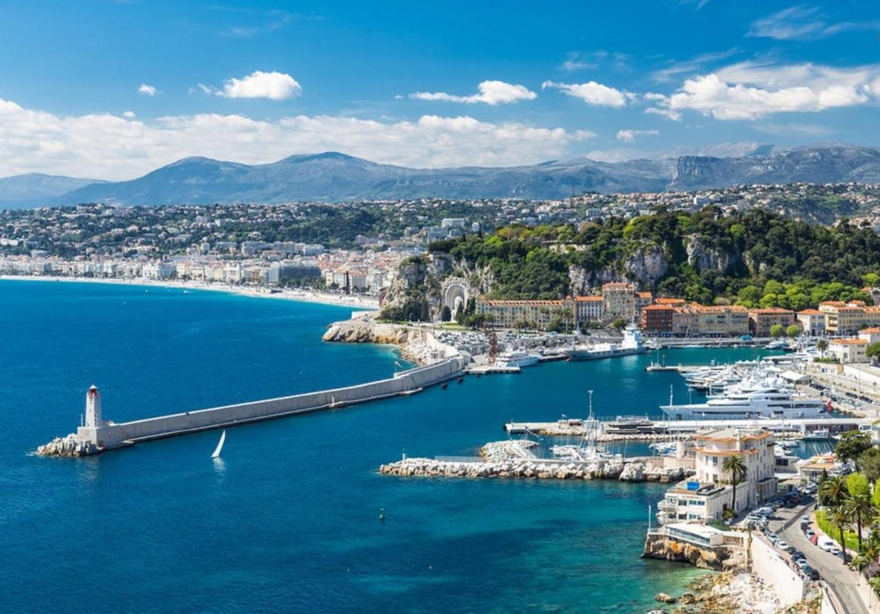 I Love Nice - Face Mer, Design, Terrasse, Asc, Wifi, Clim Exterior foto