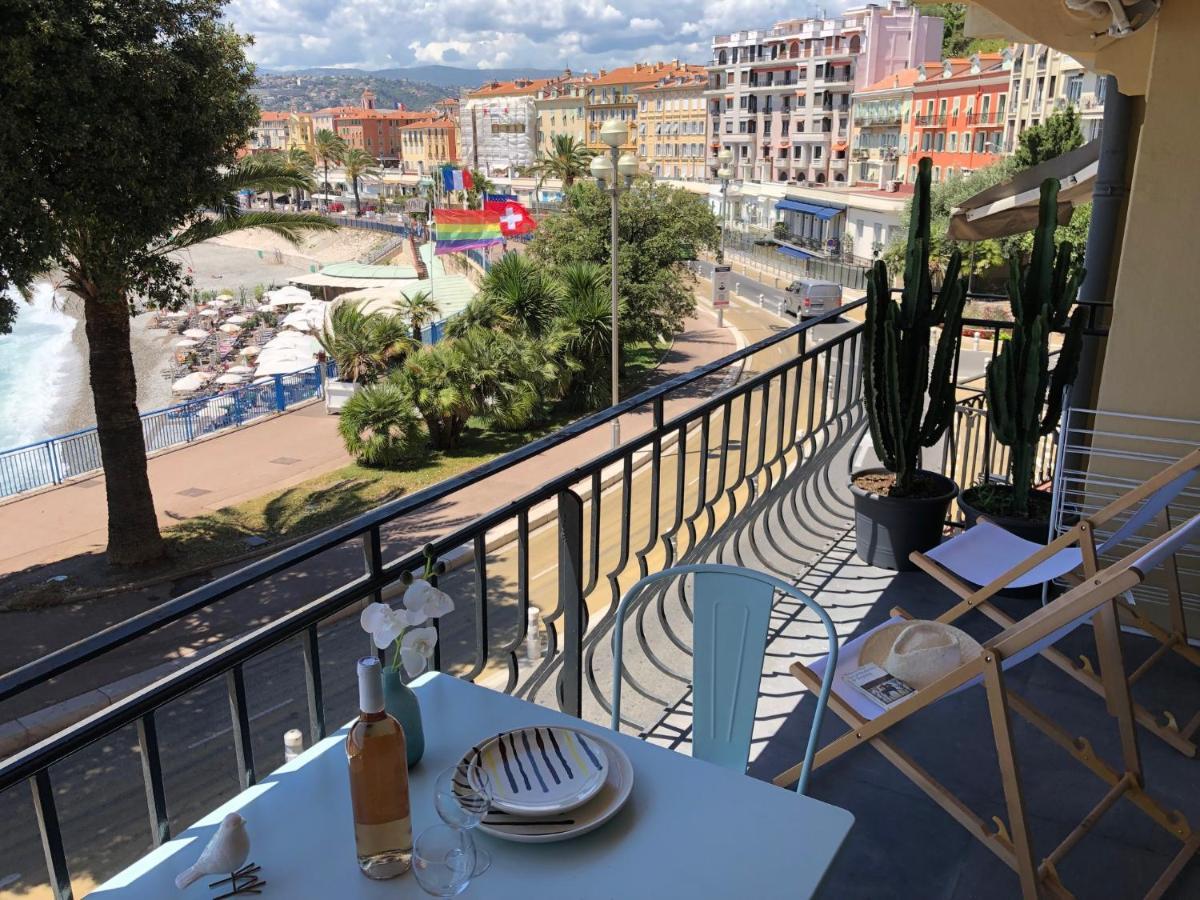 I Love Nice - Face Mer, Design, Terrasse, Asc, Wifi, Clim Exterior foto