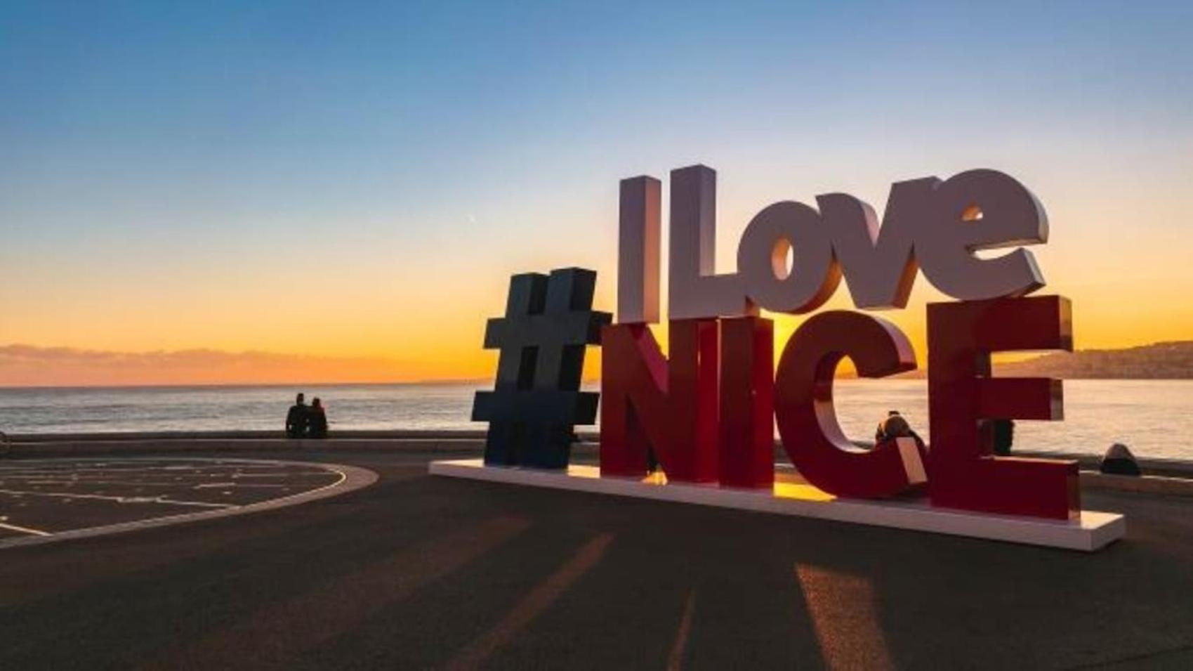 I Love Nice - Face Mer, Design, Terrasse, Asc, Wifi, Clim Exterior foto